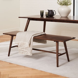 Seno 55" Bench - Walnut